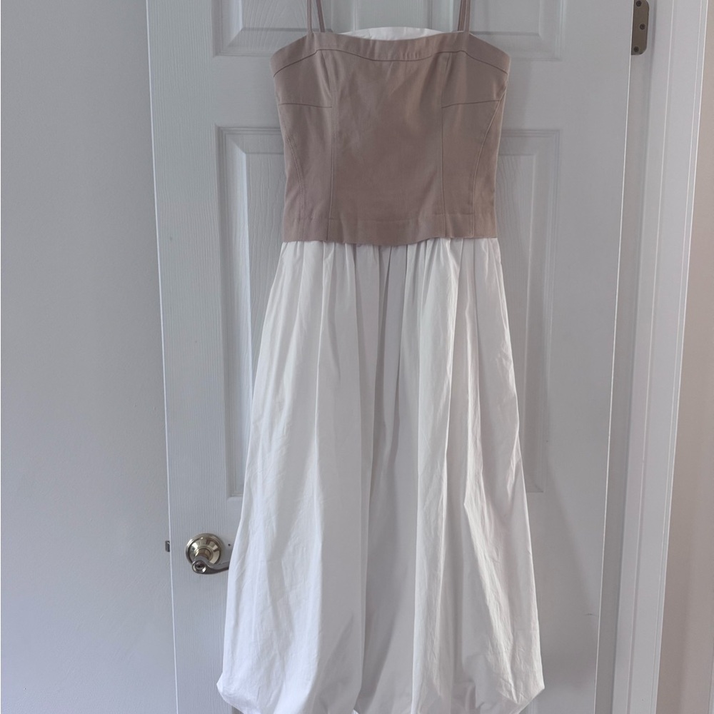 Bubble hem corset style dress